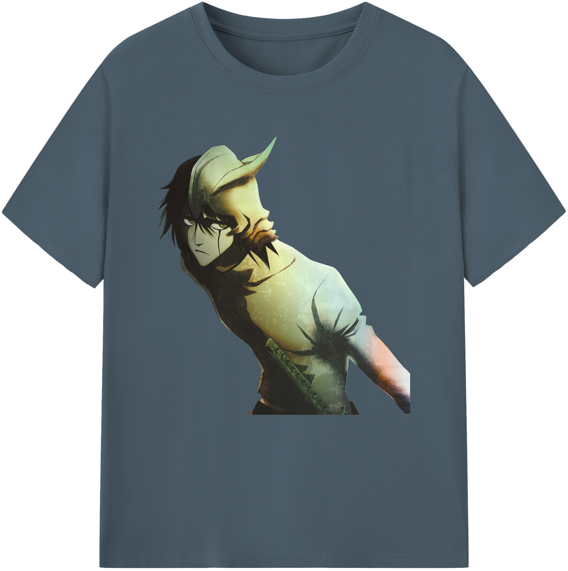 （画像用） ブリーチ ウルキオラ·シファー BLEACH Ulquiorra cifer 綿100％半袖Tシャツ（フロントプリント）